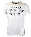 PRETTY GREEN Retro Washed Ink Print OPG T-Shirt