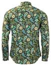 Louis PRETTY GREEN Psychedelic Paisley Shirt