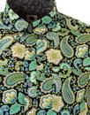 Louis PRETTY GREEN Psychedelic Paisley Shirt