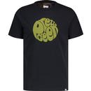 pretty green mens 15th anniversary gillespie logo print crew neck tshirt black