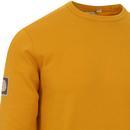 PRETTY GREEN Retro 90s Crew Sweatshirt (Orange)