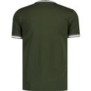 Pretty Green Retro Beta Tipped Grandad T-shirt (G)