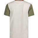 Pretty Green Celestial Colourblock T-Shirt Stone