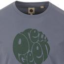 PRETTY GREEN Retro Classic Chest Logo T-Shirt BLUE