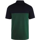 FRED PERRY Mod Contrast Panel Pique Polo Shirt IVY