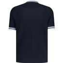 Cressa Pretty Green Tipped Pique Grandad Shirt N