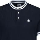 Cressa Pretty Green Tipped Pique Grandad Shirt N