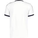 Denton Pretty Green Sleeve Tape Retro Ringer Tee W
