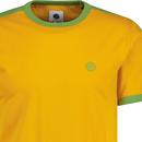 Denton Pretty Green Sleeve Tape Retro Ringer Tee Y