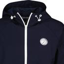 Denton Pretty Green Retro 90s Hooded Nylon Jacket
