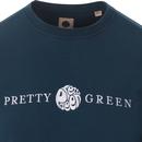 PRETTY GREEN Retro Embroidered Logo Sweatshirt (N)