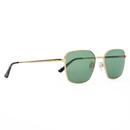 PRETTY GREEN Mod Square Frame Aviator Sunglasses G
