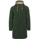 pretty green mens nautical hooded parka jacket khaki green