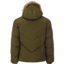 PRETTY GREEN Mod Quilted Hooded Parka Jacket (K)