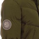 PRETTY GREEN Mod Quilted Hooded Parka Jacket (K)