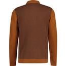 Roxy Pretty Green Wool Blend Knitted Shirt Orange