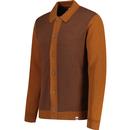 Roxy Pretty Green Wool Blend Knitted Shirt Orange