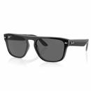 Ray-Ban 0RB4407 673381 Polarised Sunglasses in Black/Light Grey Transparent