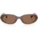 Ray-Ban Womens Retro 60s Bug-Eye Sunglasses Brown