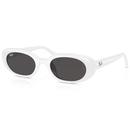 Ray-Ban Retro 60s Bug Eye Sunglasses in White RB4441D