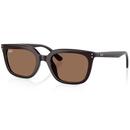 Ray-Ban Retro Sqaure Low-Bridge Sunglasses - Brown
