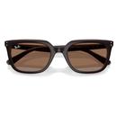 Ray-Ban Retro Sqaure Low-Bridge Sunglasses - Brown