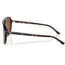 Ray-Ban Bill One Retro Aviator Sunglasses (Havana)