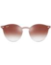 Blaze Clubround RAY-BAN Mirror Sunglasses in Red