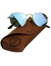 Hexagonal Round RAY-BAN Mod Blue Flash Sunglasses