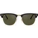 Ray-Ban Clubmaster 50s Horn Rimmed Sunglasses Black