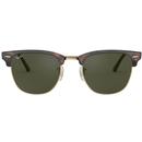 Ray-Ban Clubmaster Retro 50s Sunglasses in Havana Brown