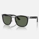 Ray-Ban Clyde Sunglasses 0RB3709 003/71 in Silver with Green Lens