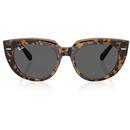 Ray-Ban Icons Doreen Sunglasses in Havana Brown with Dark Grey Lens RB2286 1292B1