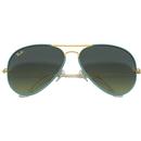 Aviator Full Colour RAY-BAN Retro 70s Sunglasses P