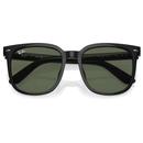 Ray-Ban Large Lens Low Bridge Sunglasses in Black