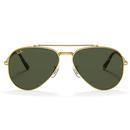 Ray-Ban New Aviator Sunglasses RB3625 919631 in Legend Gold