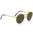 New Round RAY-BAN Retro 60s Retro Sunglasses Gold