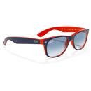 New Wayfarer Ray-Ban Retro Sunglasses -Blue/Orange