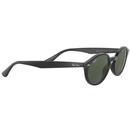 RAY-BAN Retro Oval Clubmaster Sunglasses (B)
