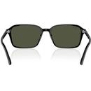 Raimond Ray-Ban Retro 60s Square Sunglasses Black