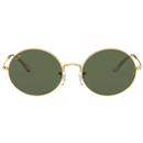RAY-BAN RB1970 Retro Oval Sunglasses (Legend Gold)