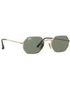 RAY-BAN Retro 60s Octagon Shaped Sunglasses -Green