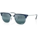 New Clubmaster Ray-Ban Sunglasses Blue/Silver