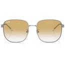 Ray-Ban RB3713D Polished Silver Retro Sunglasses 