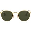Ray-Ban Round Retro Mod 60s Sunglasses Gold/Green