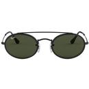 RAY-BAN Retro Double Bridge Round Sunglasses (B)