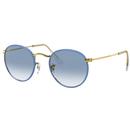 RAY-BAN Round Full Colour Retro 60s Sunglasses Bl