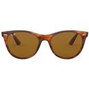 RAY-BAN Retro Striped Havana Wayfarer Sunglasses