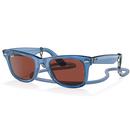 Wayfarer Colourblock RAY-BAN Retro Sunglasses B