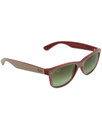 New Wayfarer RAY-BAN Retro Sunglasses - Beige/Red